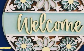 Wood Welcome Sign Class at Bella Rose